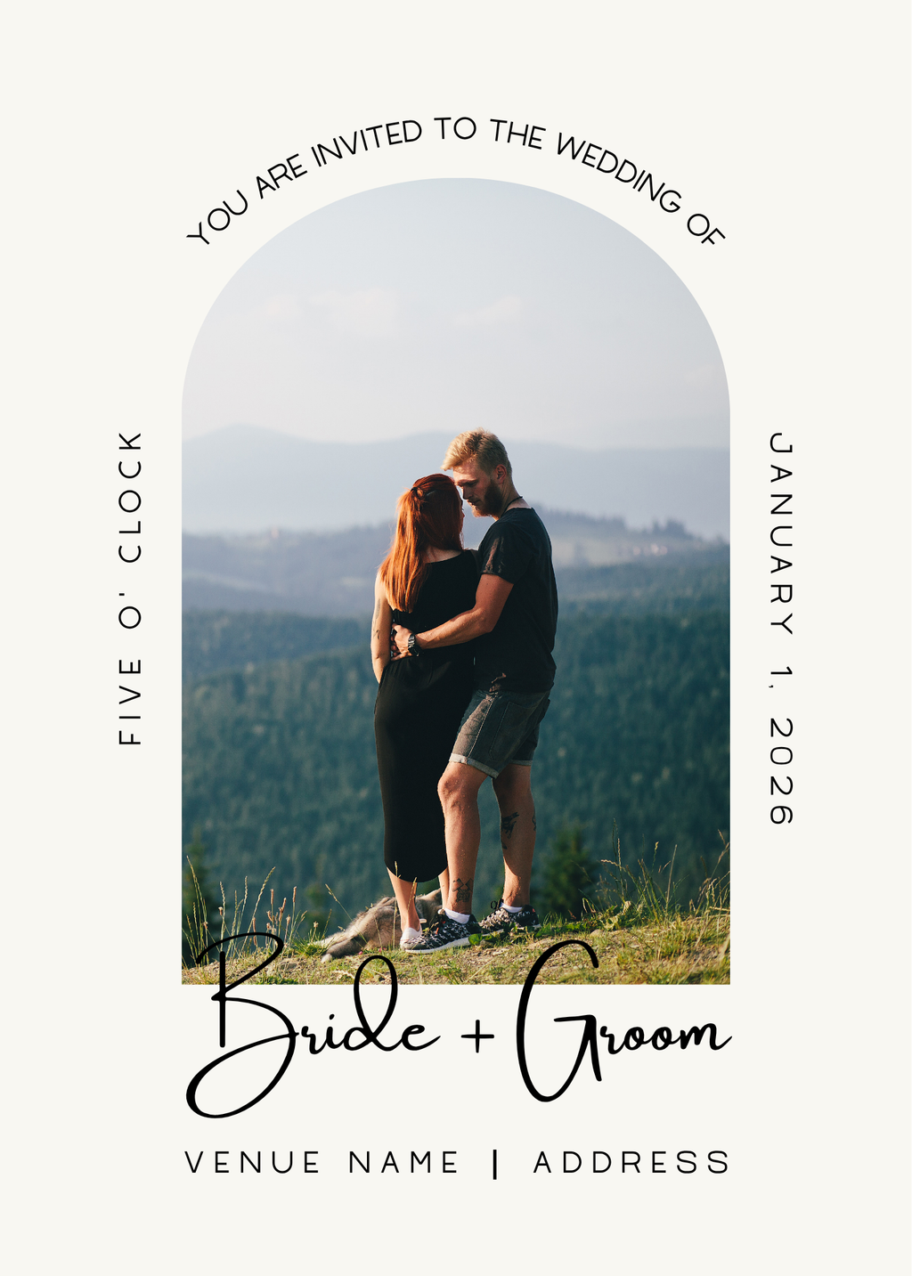 Arch Invitation Template
