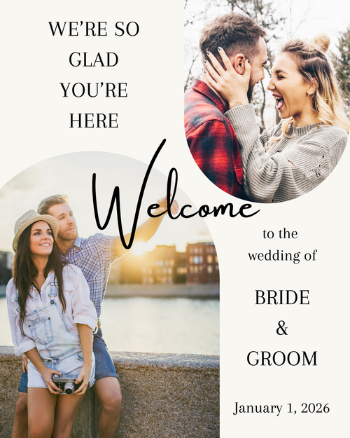 Arch Welcome Sign Template