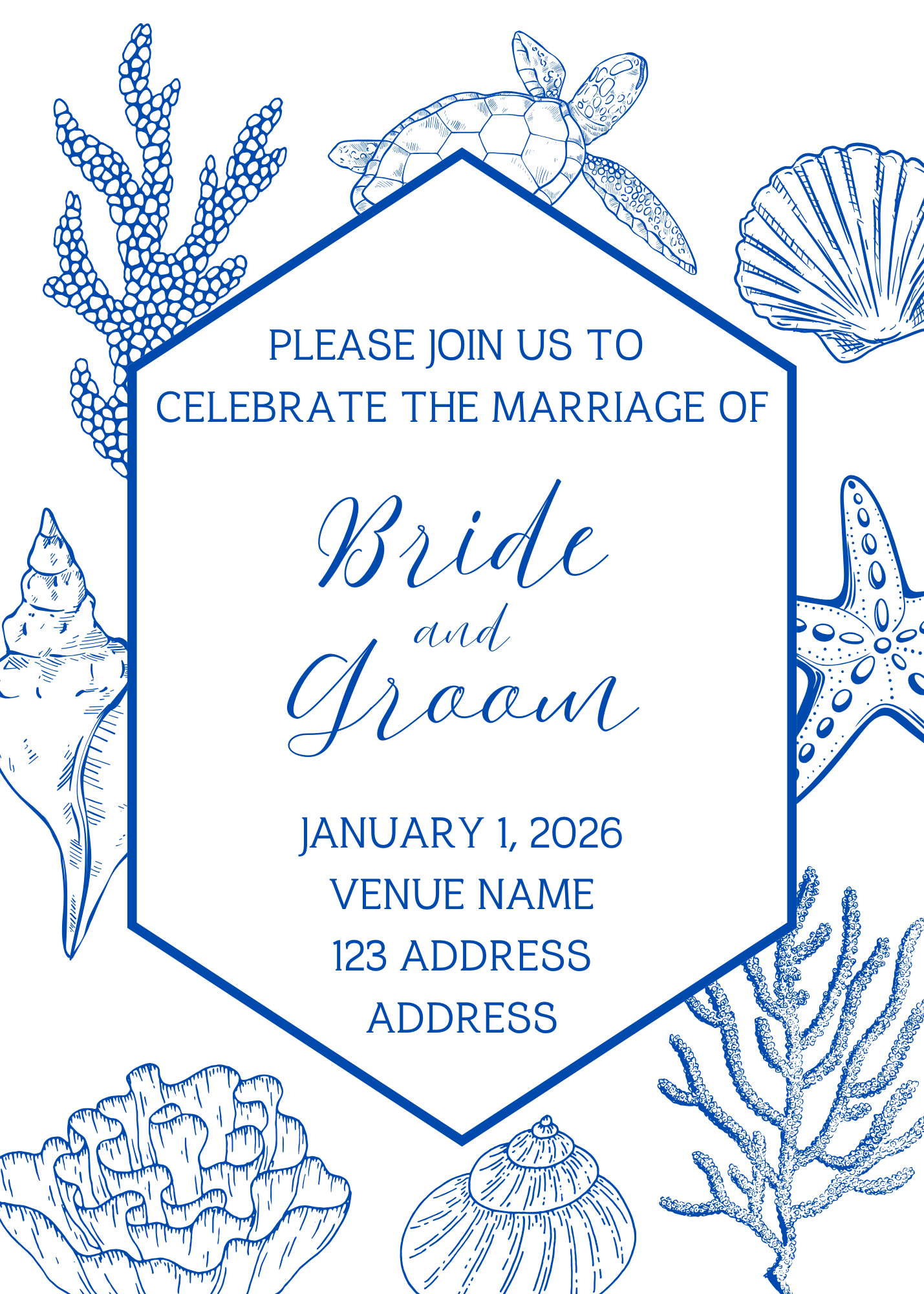 Beach Invitation Template