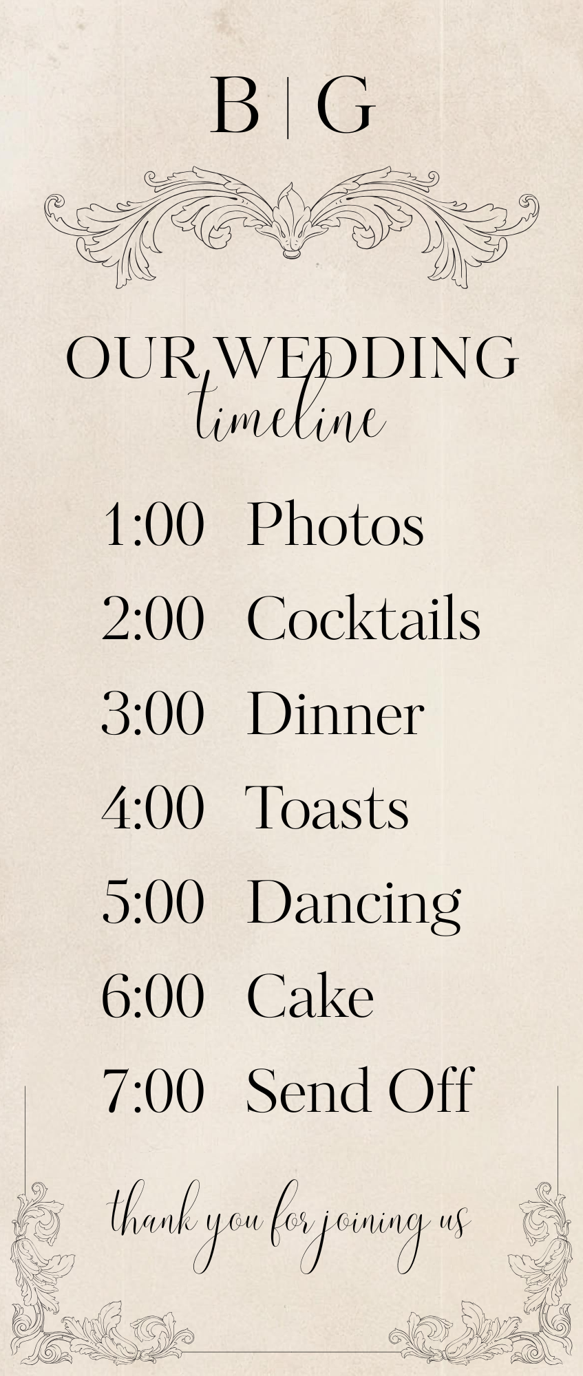 Rustic Program Template