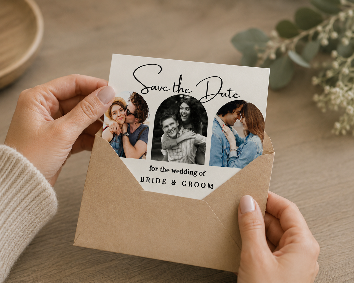 Arch Save the Date Template