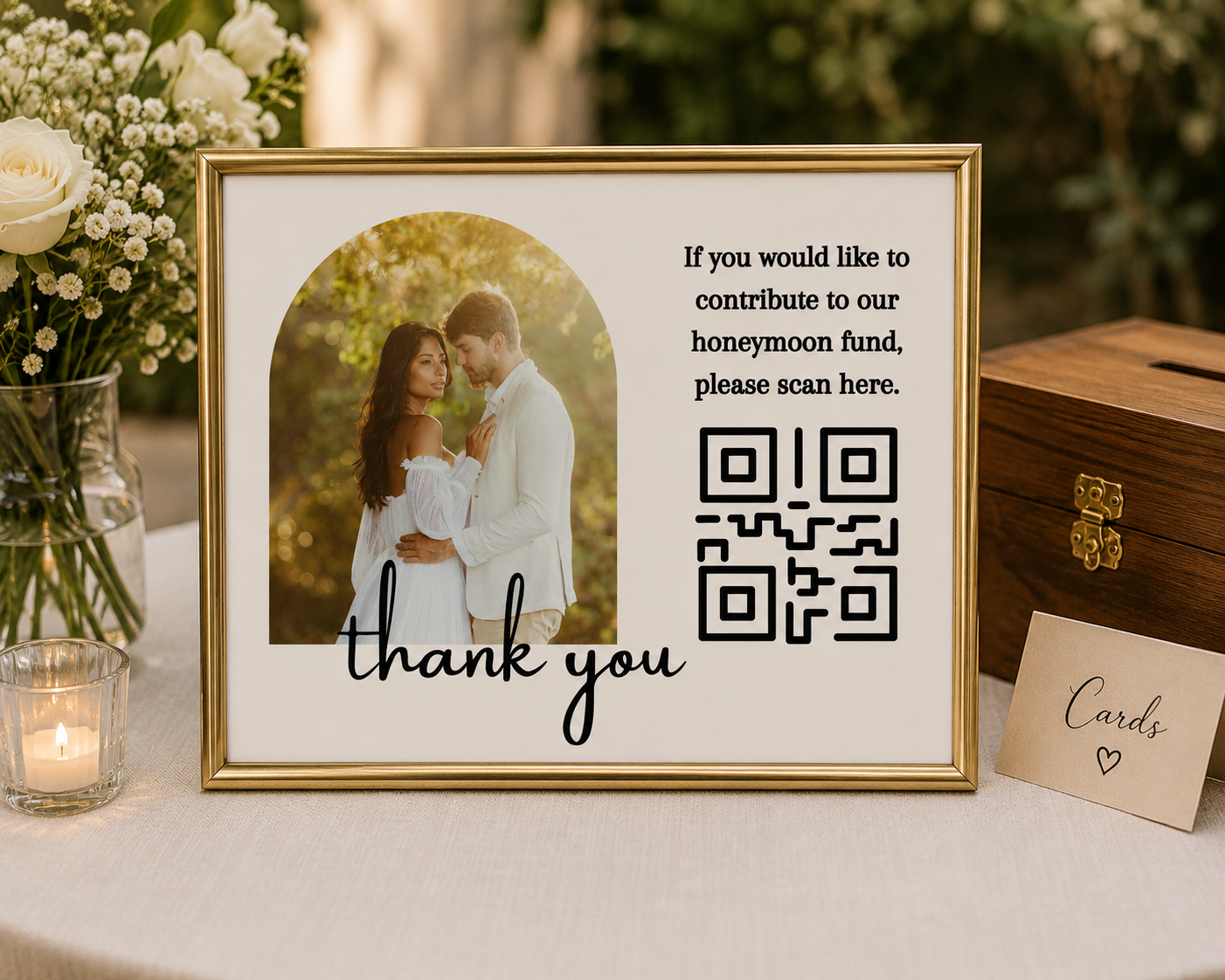Arch Honeymoon Fund Template