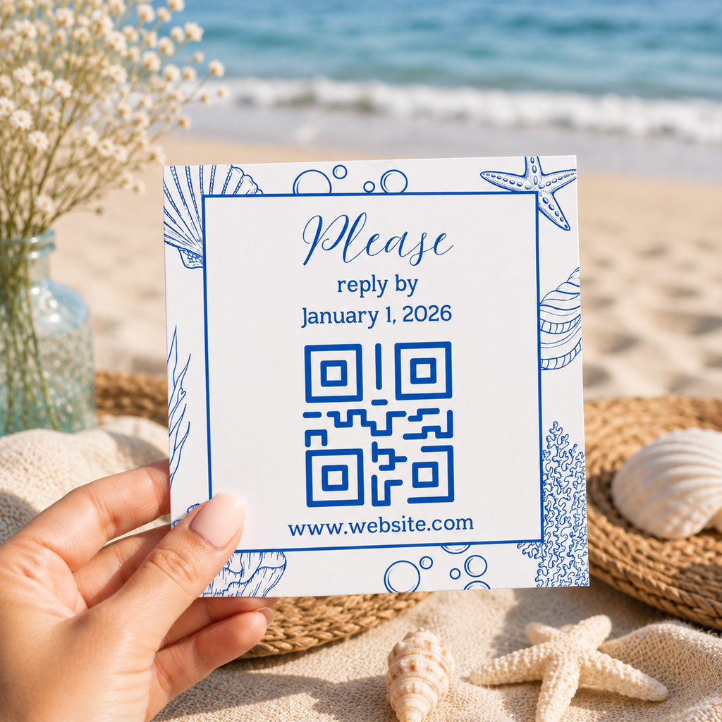 Beach RSVP Template