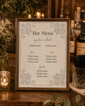 Rustic Bar Menu Template