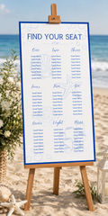 Beach Seating Chart Template