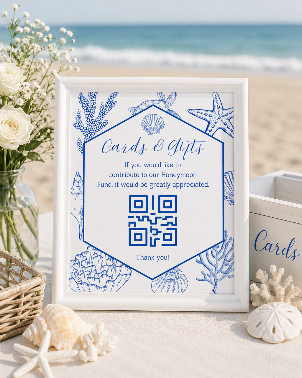 Beach Honeymoon Fund Template