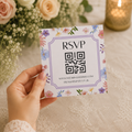 Floral RSVP Card Template