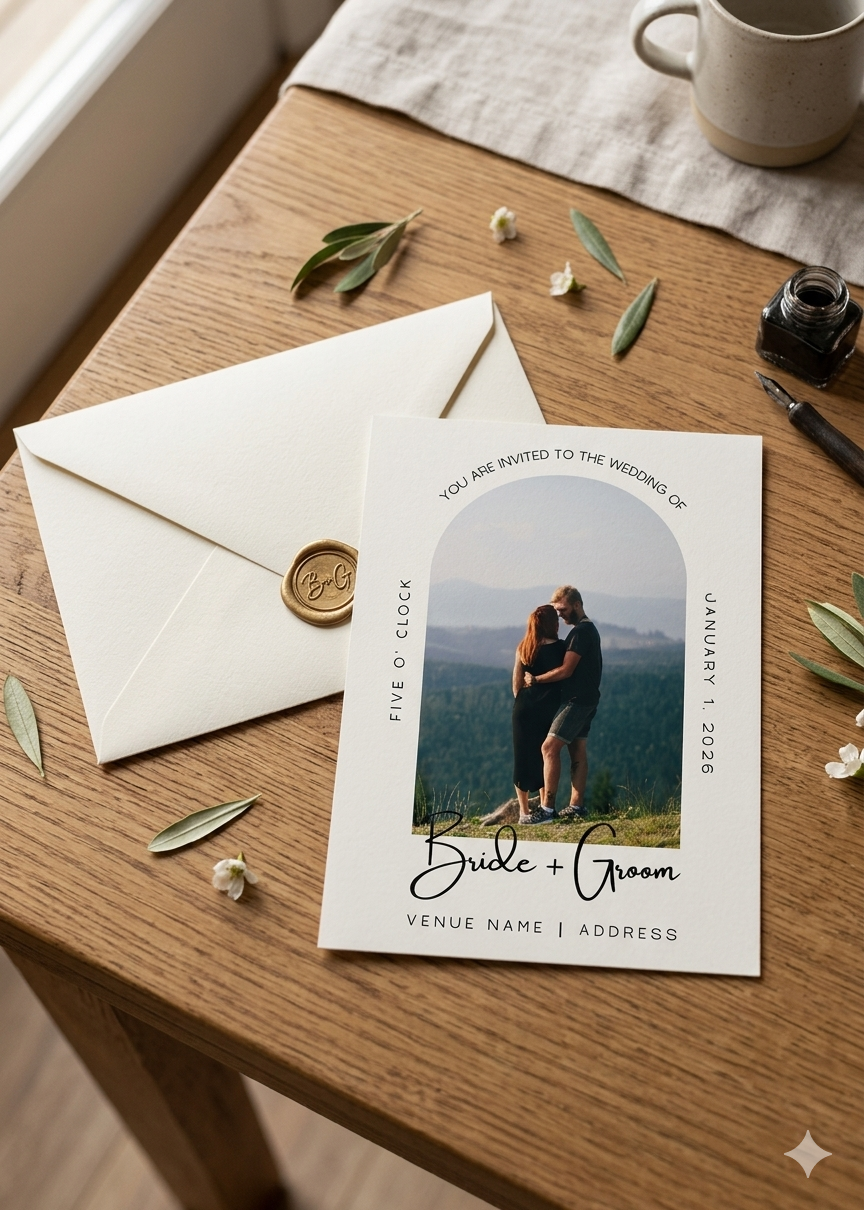 Arch Invitation Template