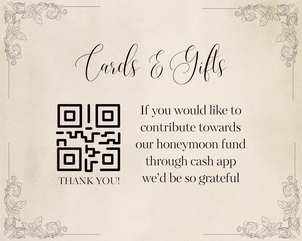 Rustic Honeymoon Fund Template