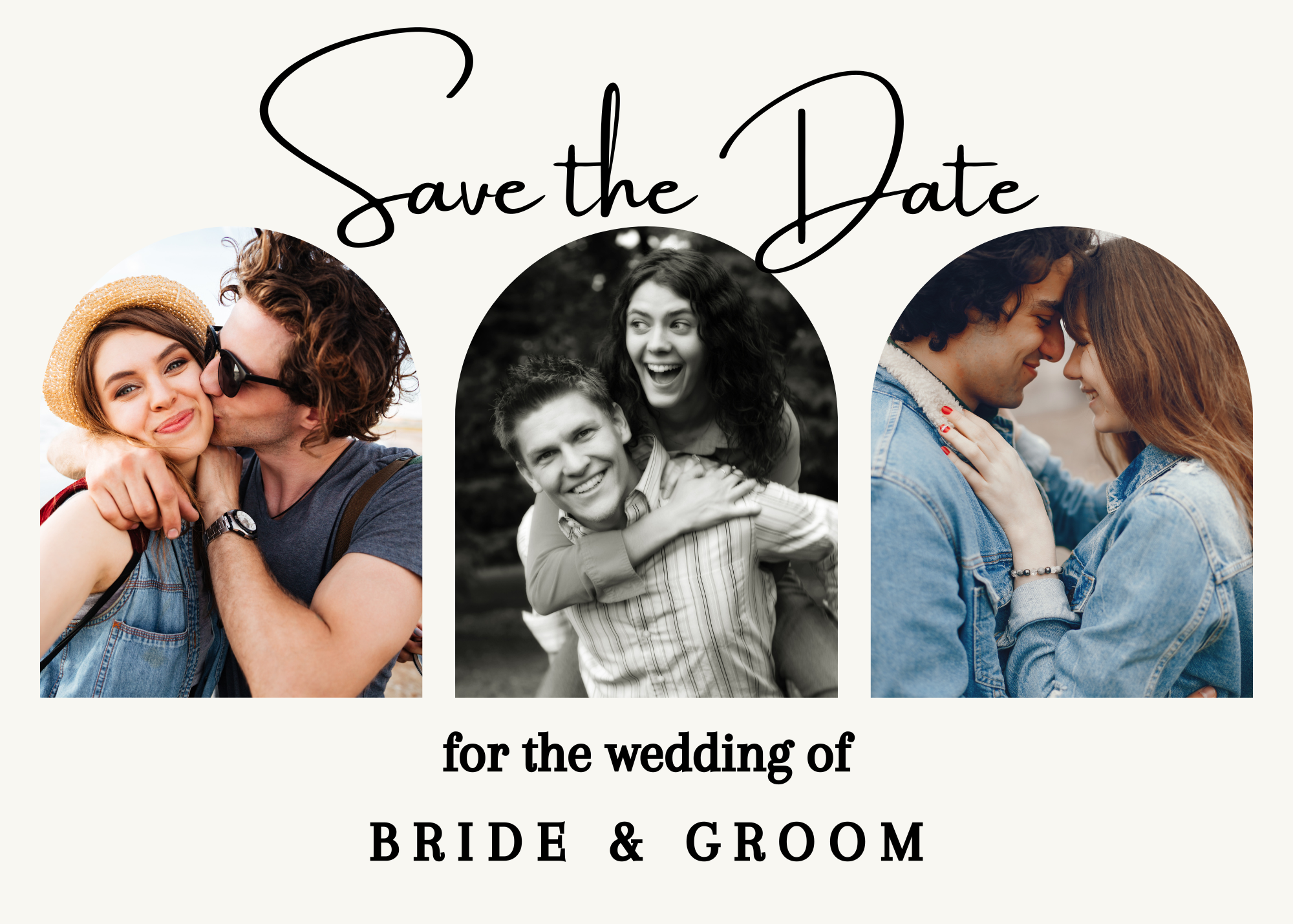 Arch Save the Date Template